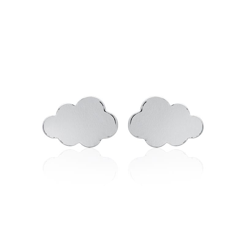 Boucles d'oreilles Bilane argent - Petites puces argentées à