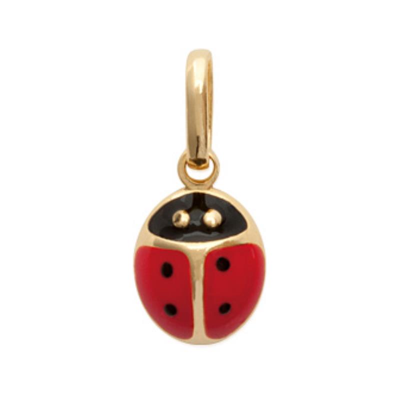 Collier coccinelle plaqué or