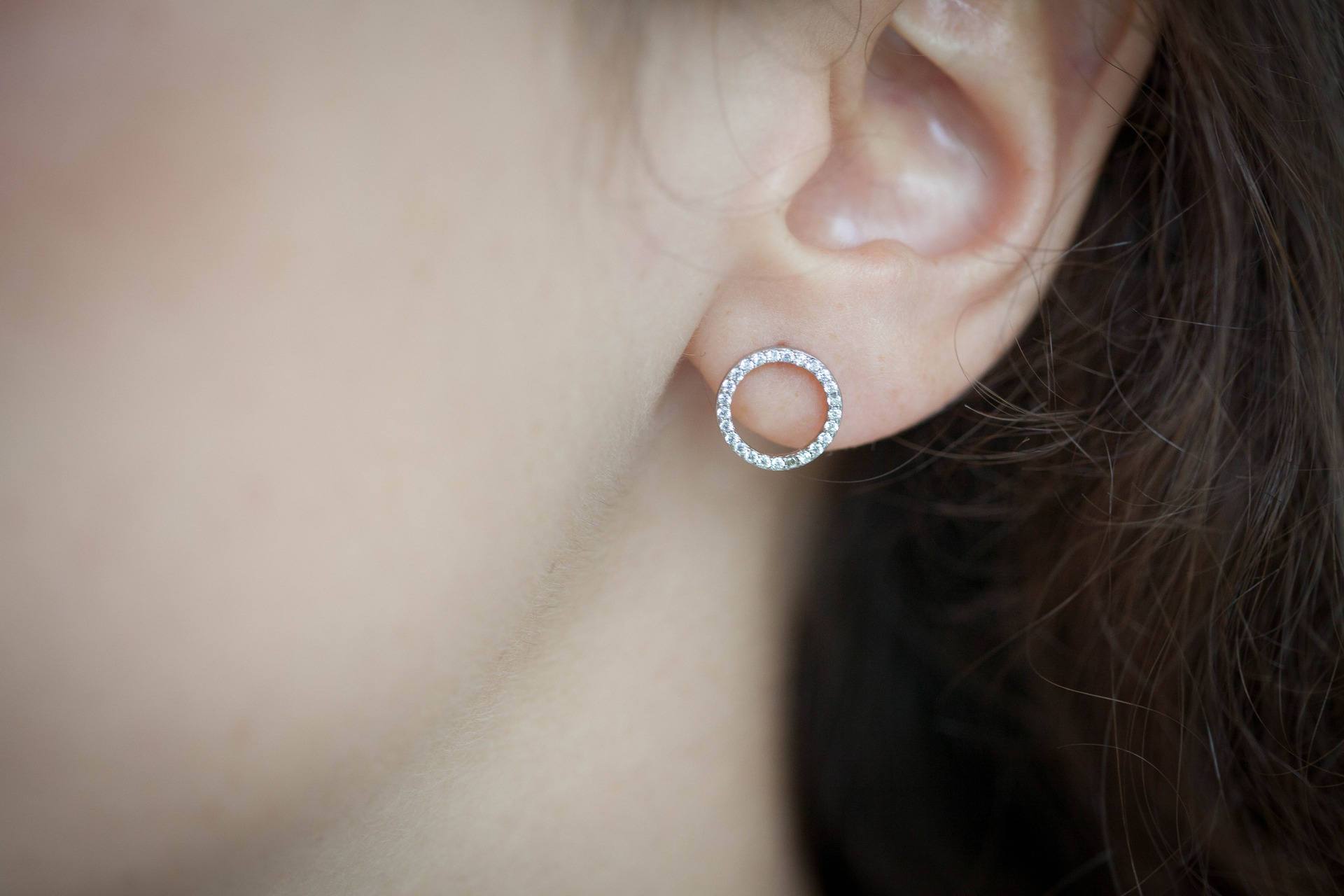 Boucles d'oreilles indienne rondes pendantes