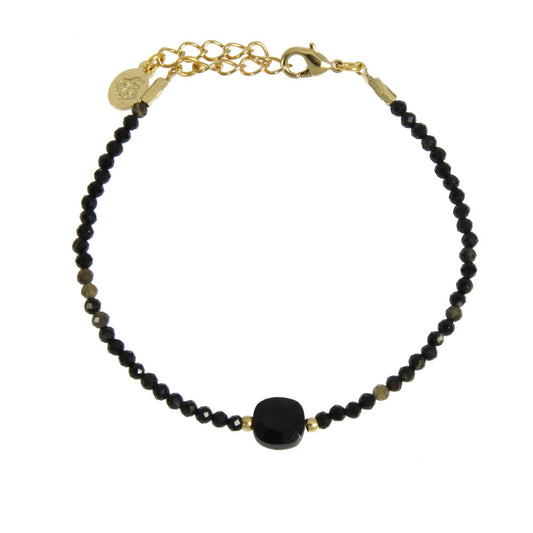 Bracelet pierres naturelles Onyx noir