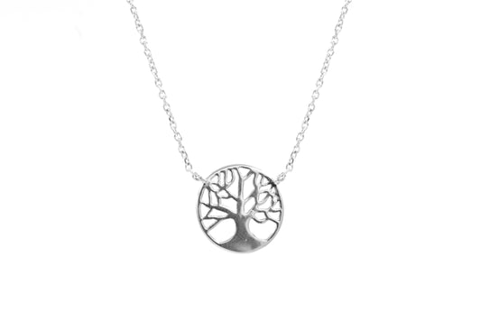 Collier arbre de vie en argent.