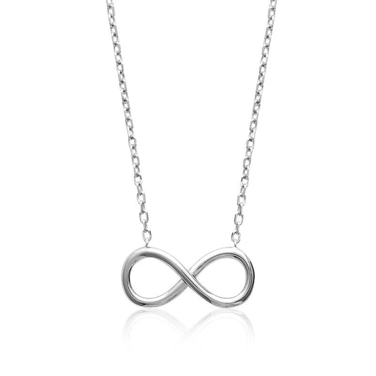 Collier infini en argent massif à voir!